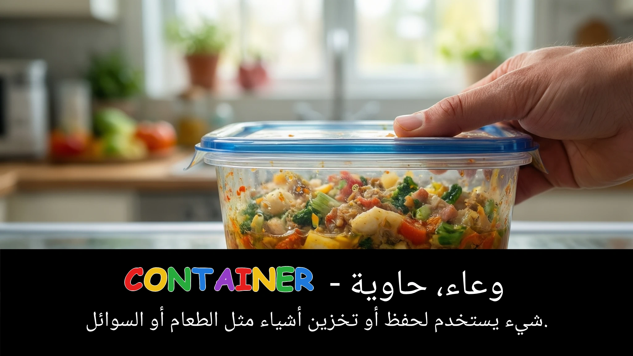 Arabic Illustration for container